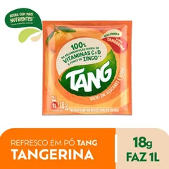 Refresco em Pó Sabor Tangerina Tang 18g