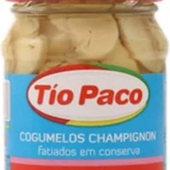 Cogumelos  fatiado vidro 165 gr Tio paco