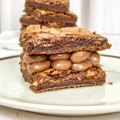 Sanduíche de brownie brigadeiro
