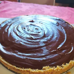 Torta ganache chocolate.