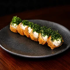 10 peças de Hot Salmão com crispy