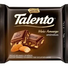 Talento Meio Amargo e Amêndoas 