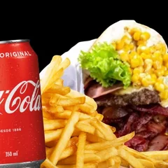 1 X - Bacon + Batata 100 + Coca-Cola lata 310 ml