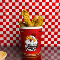 4 Tiras de frango + 2 molhos