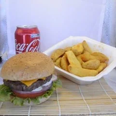 X-Salada + Batata rústica + Refri 