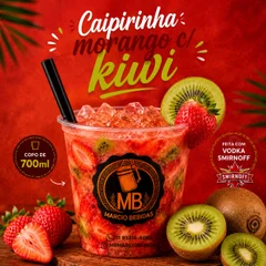 CAIPIRINHA DE KIWI C/  MORANGO