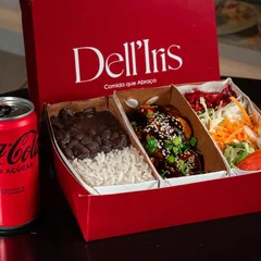Frango Teriyaki  com salada + Coca 220ml