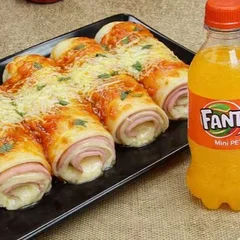 Panqueca de Presunto e Queijo + Fanta Mini