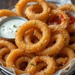 Porção Grande Onion Rings