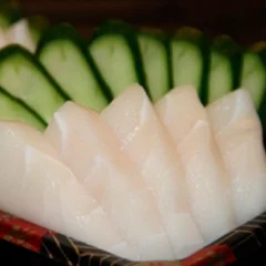 6 Peças Sashimi Peixe Branco