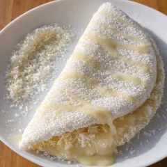 Tapioca de Coco com Leite Condensado