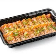 Carpaccio de salmão ao molho ponzo ( 15 fatias )