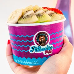 Açai Copo De 360 Ml + 9 Toppings Grátis.