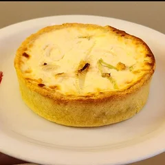 Quiche de Palmito com Alho Poró - Maravilhoso !!