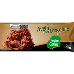 Picolé Avelã com chocolate