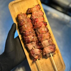 Contra filé c/ bacon 