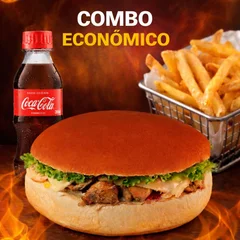 Combo Econômico - Calotinha frango + Coca 200ml + Fritas P