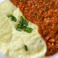 Carne Moída ao Molho com Purê de Batatas • Marmita de 500ML