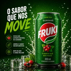 Guaraná fruki lata 350 ml