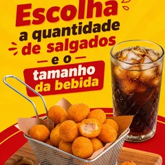 Salgadinhos + Coca Cola