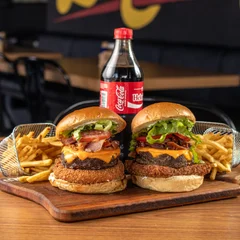 Combo Duplo Empanado 2 Fritas + Refri 600ML