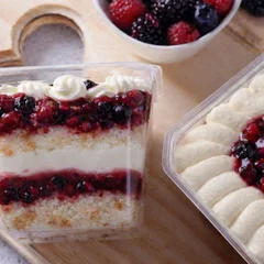 Bolo de pote 250g - Frutas vermelhas
