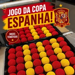 Cento de Docinhos da Copa | 100 Unid (Espanha)