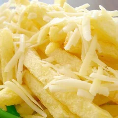 Fritas com queijo