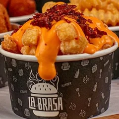 Batata Ondulada Cheddar e Bacon Individual