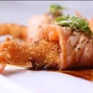 charutinho de camarão ( 5 peças )
