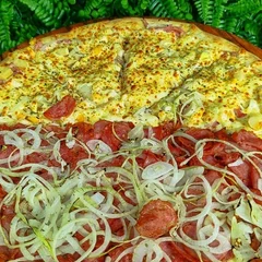 Pizza Meio Calabresa Meio Frango Com Catupiry