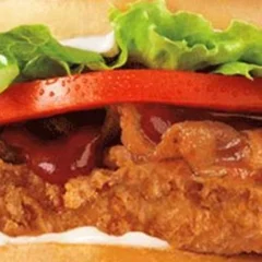 CRISPY CHICKEN BACON BURGUER