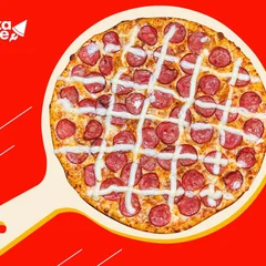 Pizza Calabresa com Catupiry Grande