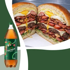 X-Tudo + Refrigerante 1l 