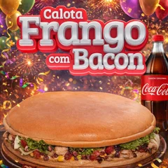 Calota Frango c/ Bacon + Coca 1L