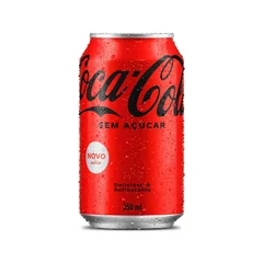 Refrigerante Coca Cola Zero Lata 350ml