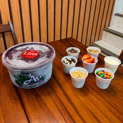 Combo Big Açaí | 1L de Açaí + 7 Acompanhamentos grátis 