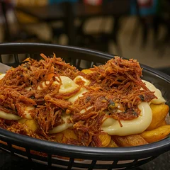 Batata com Carne Seca e Catupiry