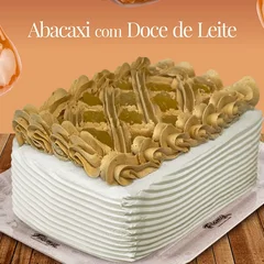 Abacaxi com Doce de Leite