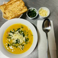 Caldo - Frango com Mandioca