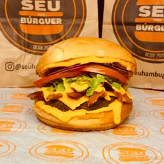 Burguer bacon com cheddar