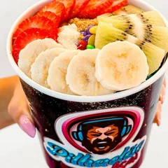 Açai Pote de 780 Ml + 9 Toppings Grátis.