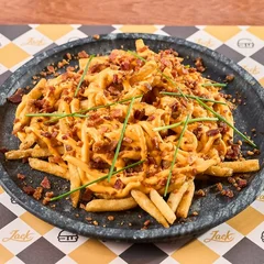 Porção de Batata Frita c/ Cheddar e Bacon
