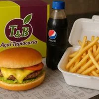 1 Lanche + 1 batata pequena + 1 refrizinho 200 ml
