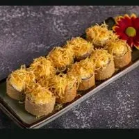 Big Hot salmão Crisp batata doce (10 peças)