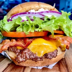 🔥 Cheese Burguer Salad Bacon