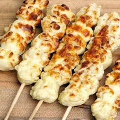 Espeto de queijo mussarela (nozinho)
