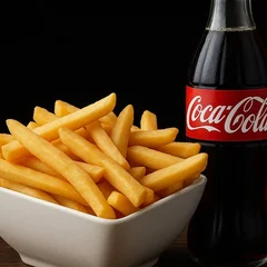 Coca 1l + 200g de batata