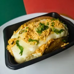Batata Recheada Frango Cremoso com Queijo 600g
