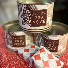 Latinha brownie presentei